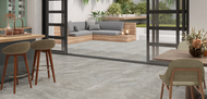 Luxury Riven Stone Effect Indoor Outdoor Porcelain Floor Tiles