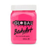 NEON PINK Face and Body Paint Liquid by Global Colours