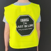 LAST IN LINE VEST - CHILD-SIZE fluoro yellow