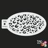 TAG Body Art Face Paint Stencil CHEETAH PRINT
