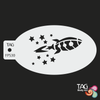 TAG Body Art Face Paint Stencil ROCKET