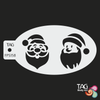 TAG Body Art Face Paint Stencil SANTAS