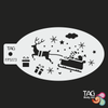 TAG Body Art Face Paint Stencil SANTAS REINDEER