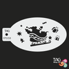 TAG Body Art Face Paint Stencil SANTAS SLEIGH