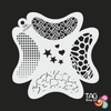 TAG Body Art Face Paint Stencil TEXTURE AND TWINKLE