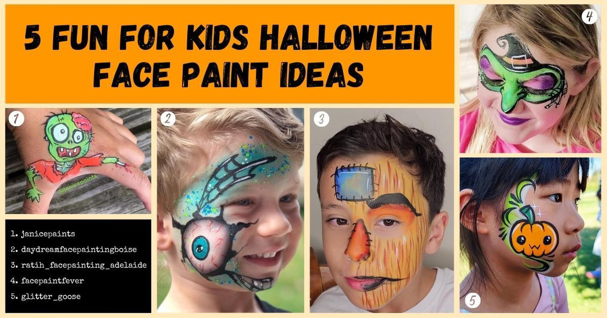 5 Creepy Halloween Face Paint Ideas