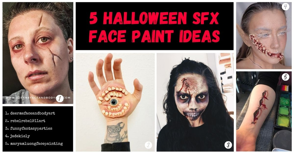 5 Halloween SFX Face Paint Ideas