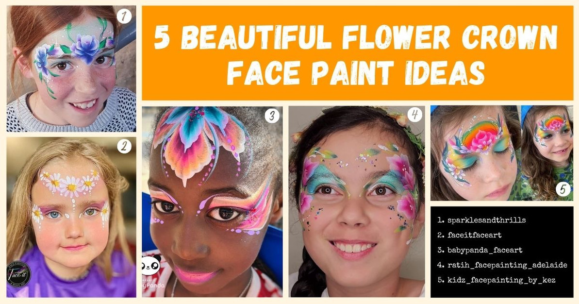 face painting flowers ideas