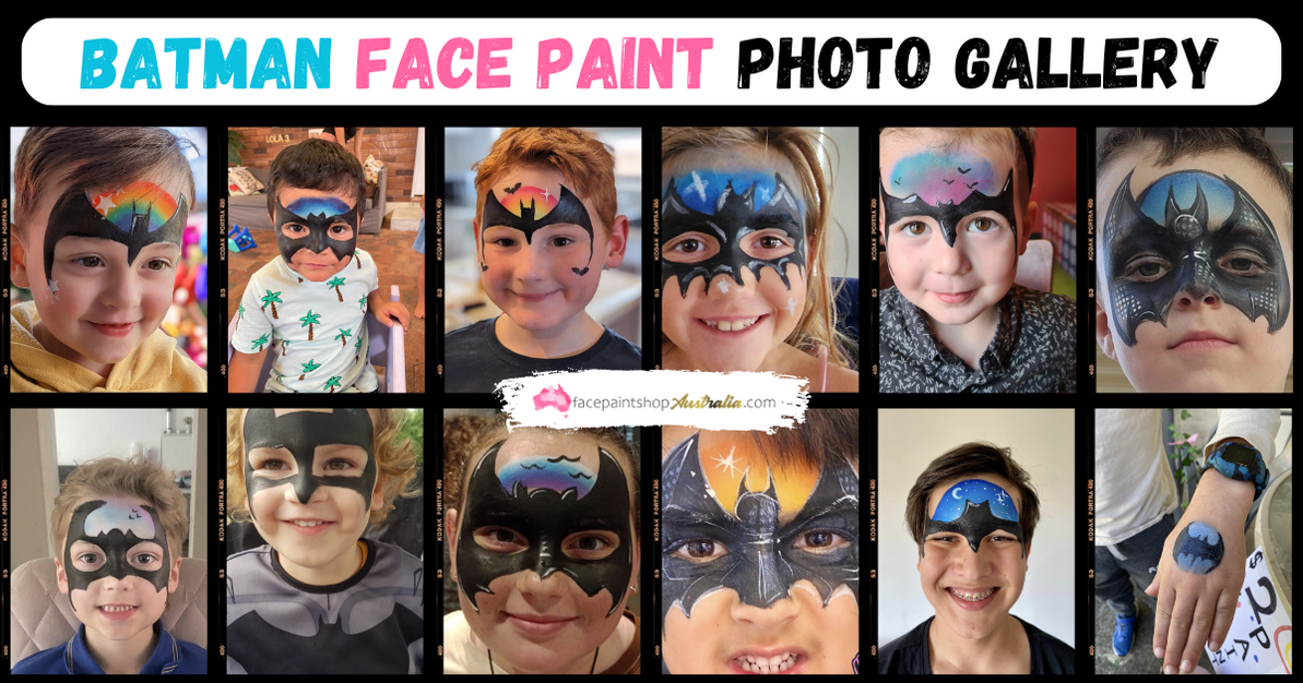 Batman Face Paint Ideas to Inspire