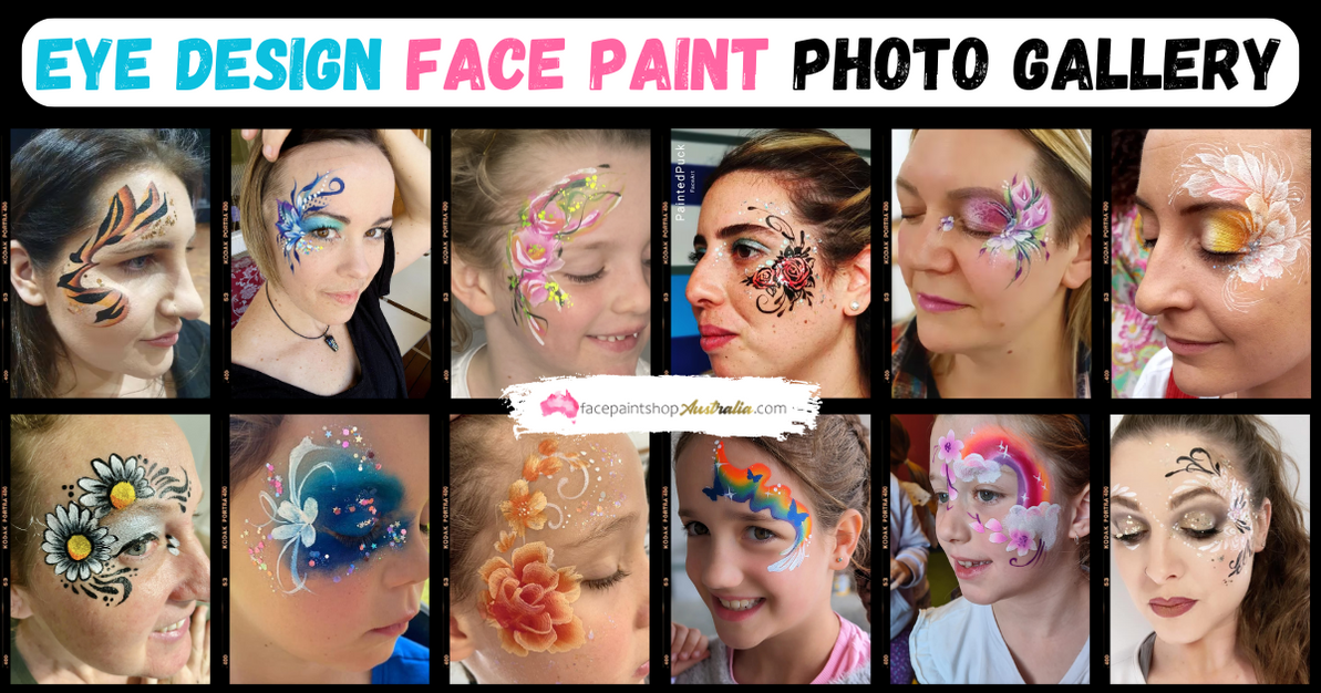 Eye Design Face Paint Ideas to Inspire