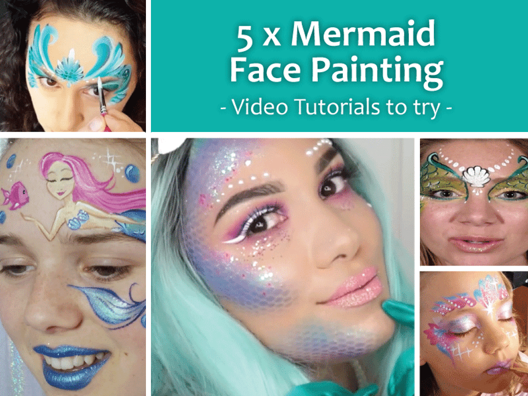 5 Mermaid Face Paint Designs to Try