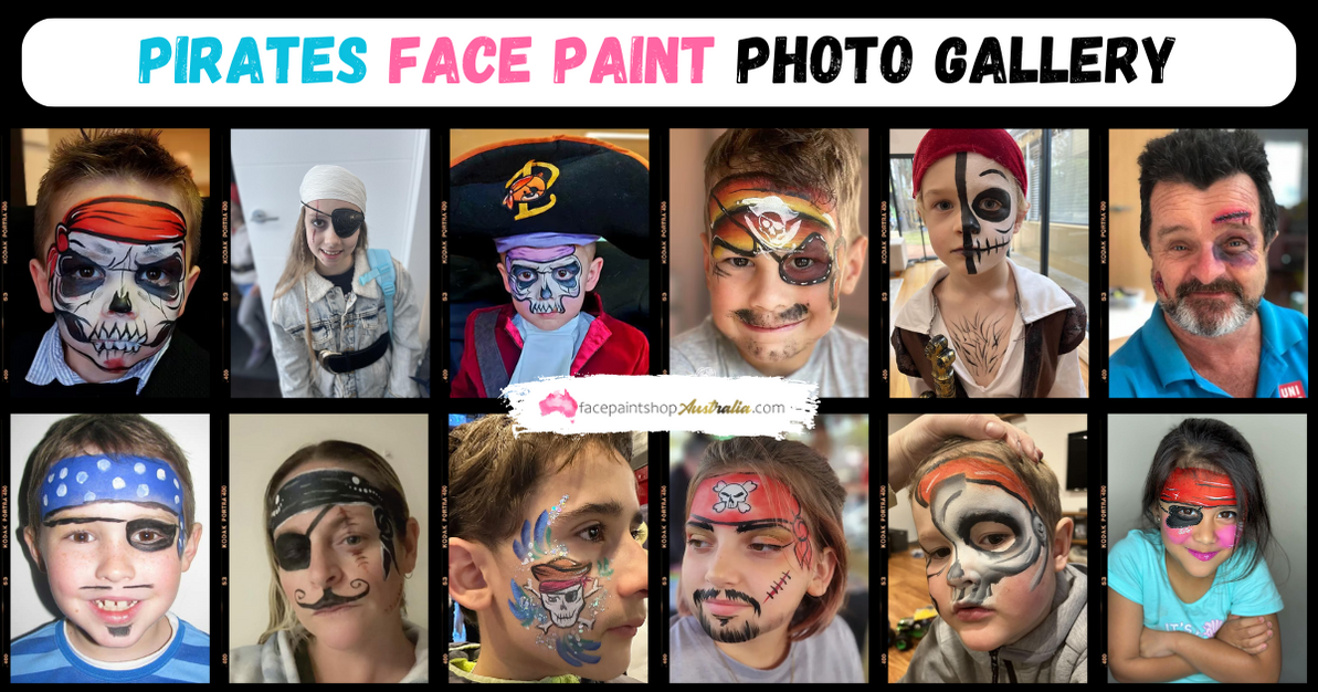 Pirates Face Paint Ideas to Inspire