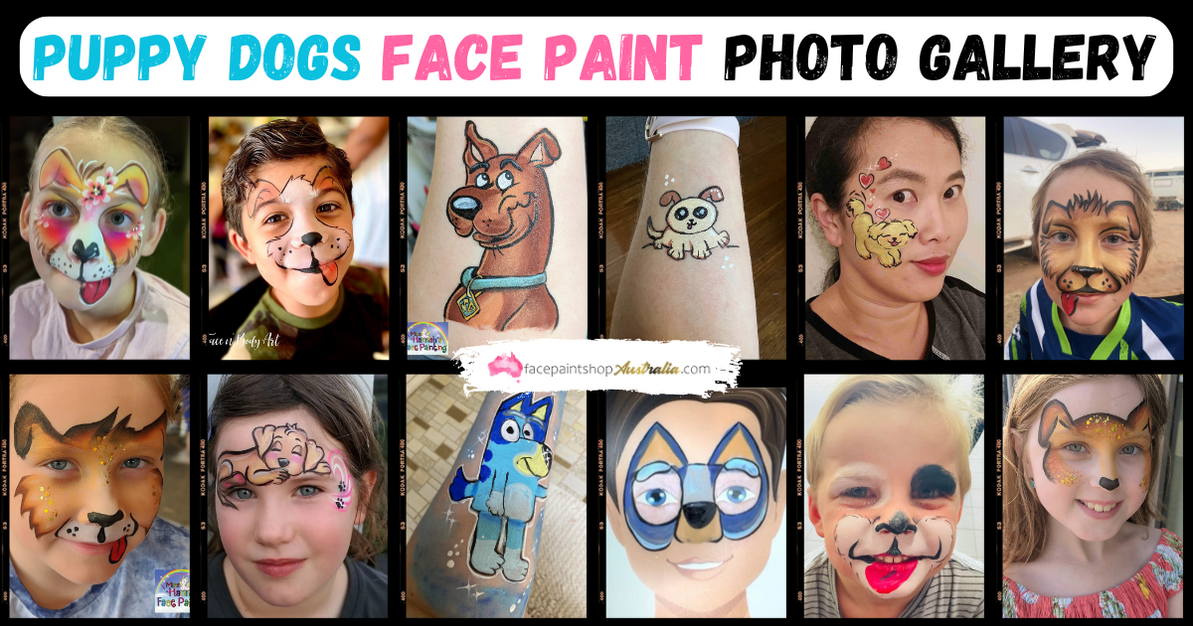 Puppy Dogs Face Paint Ideas to Inspire