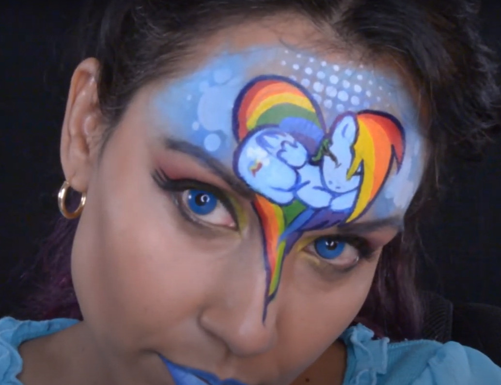 5 Rainbow Face Paint Designs to Try