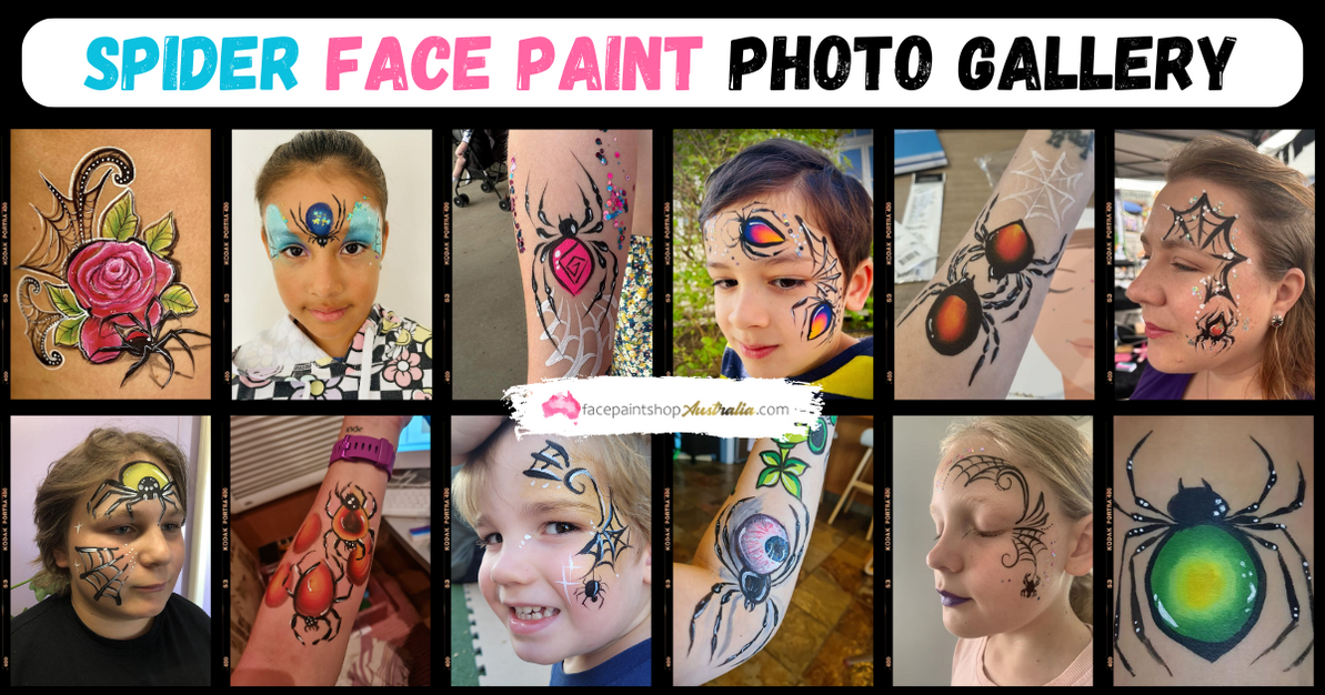 Spider Face Paint Ideas to Inspire