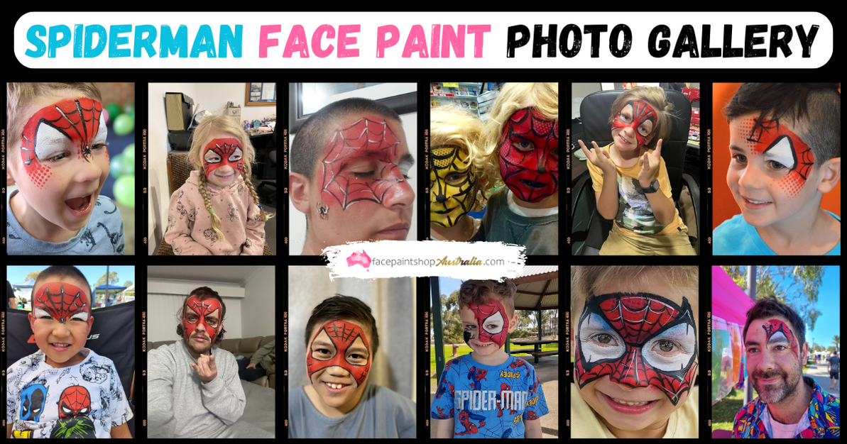 Spiderman Face Paint Ideas to Inspire