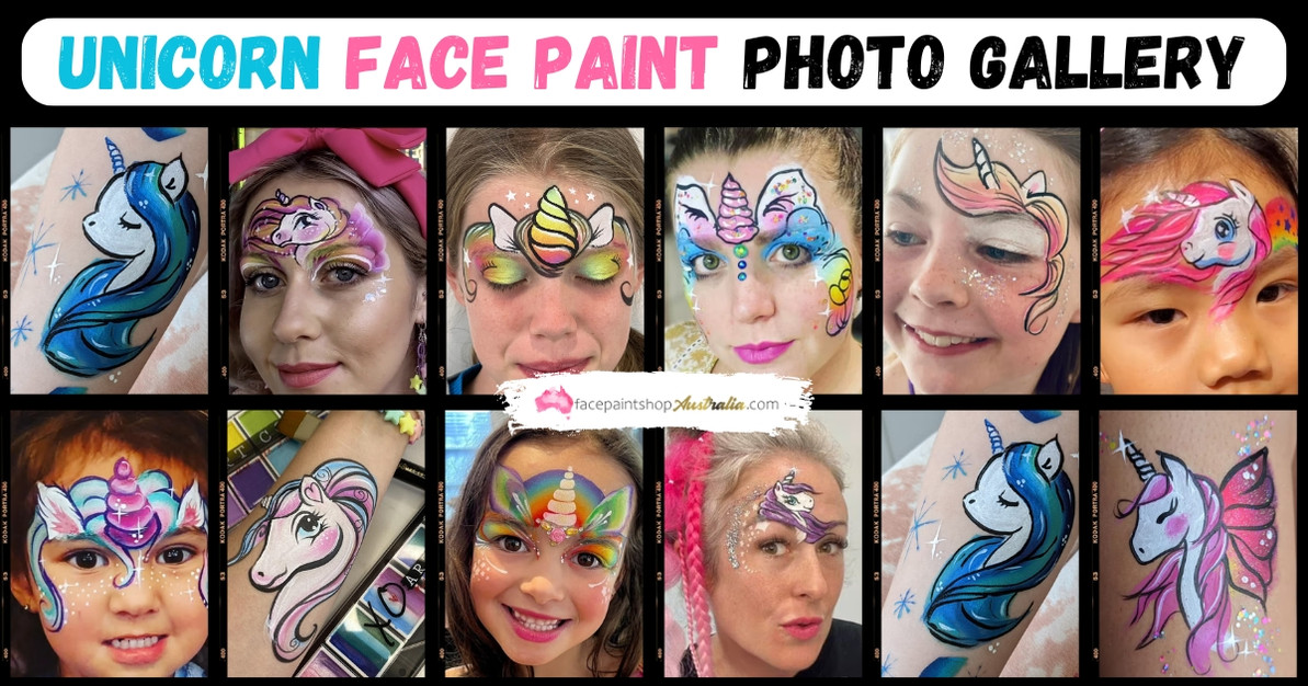 Unicorn Face Paint Ideas to Inspire