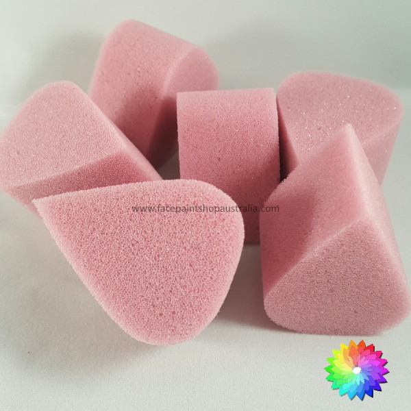 Face Paint Sponges Petal Shape x6 by TAG Body Art Face Paint Shop