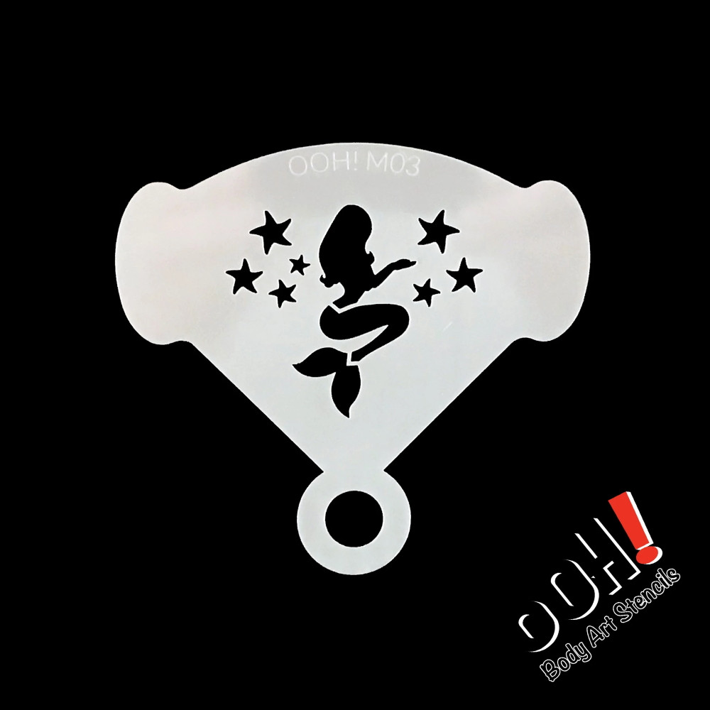 mermaid-swimming-stencil-by-ooh-stencils-c13-face-paint-shop-australia