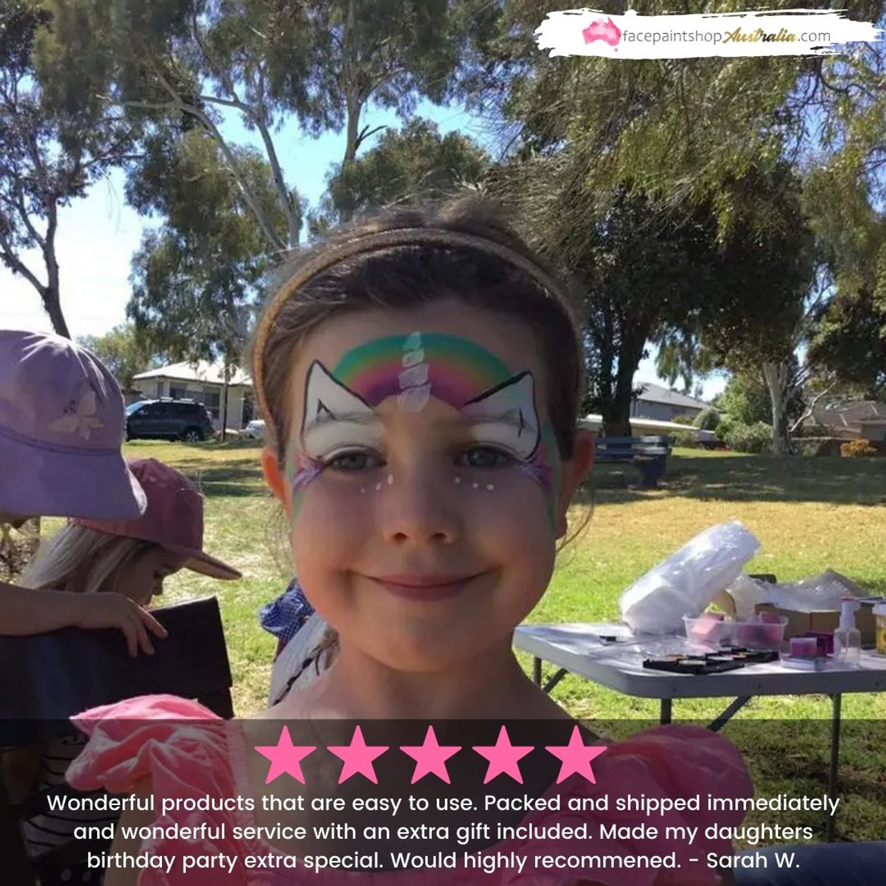 WHITE Face and Body Paint 90g TAG Body Art Face Paint Shop Australia