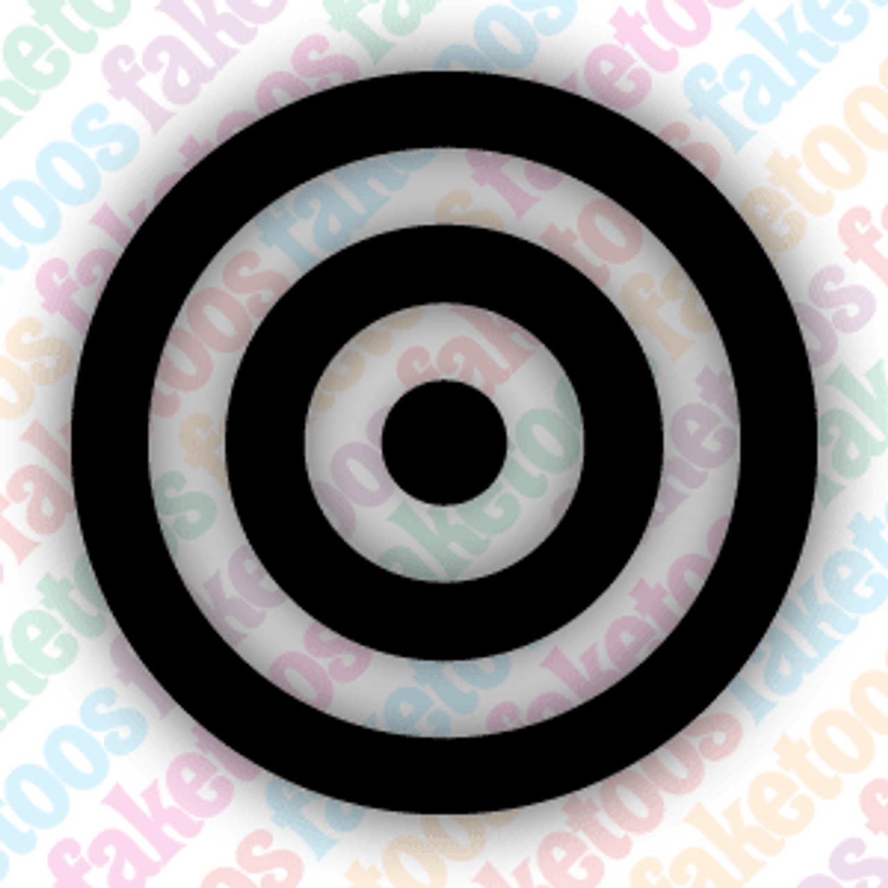 3d target tattoo - Tattoogrid.net | Bullseye tattoo, Picture tattoos, Small  tattoos