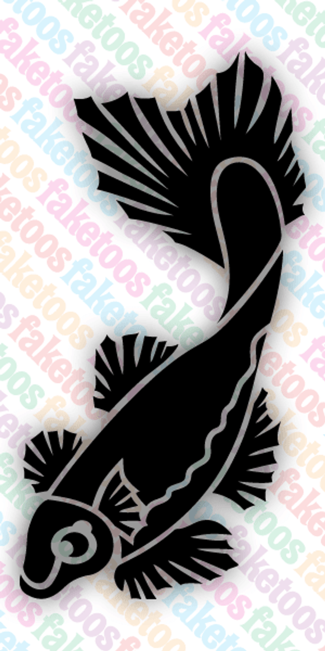 Blue Marlin Fish Bone Tattoo Silhouette Stock Vector Royalty Free  1612589572  Shutterstock