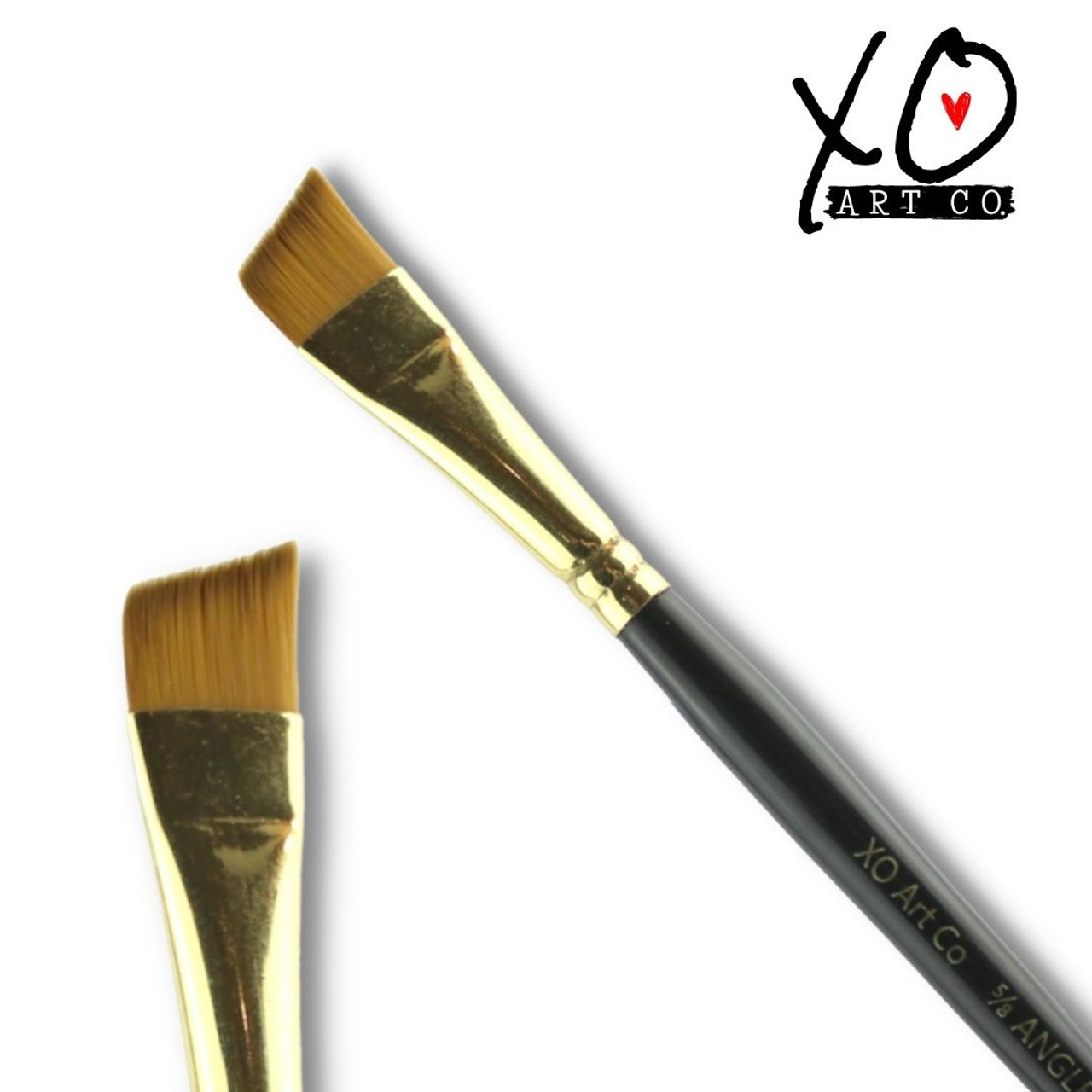 SET of 7x Face Paint Brushes Pro Series by XO Art Co