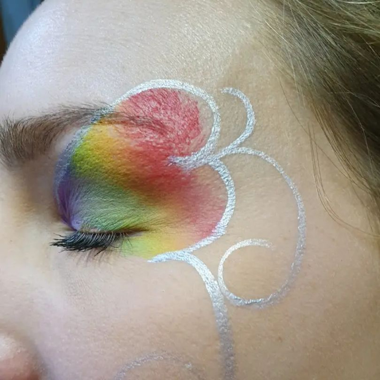 RAINBOW face paint split cake 50g by TAG Body Art - Face Paint