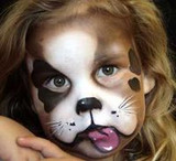 5 ways to face paint a puppy dog