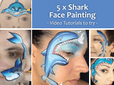 5 Shark Face Paint Designs to Try