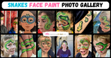 Snakes Face Paint Ideas to Inspire