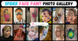 Spider Face Paint Ideas to Inspire