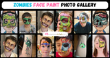 Zombies Face Paint Ideas to Inspire