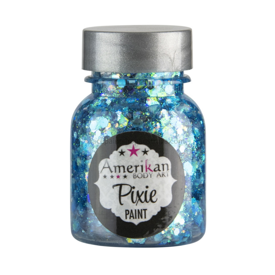 MIDNIGHT BLUE Pixie Paint Glitter Gel Amerikan Body Art Face Paint