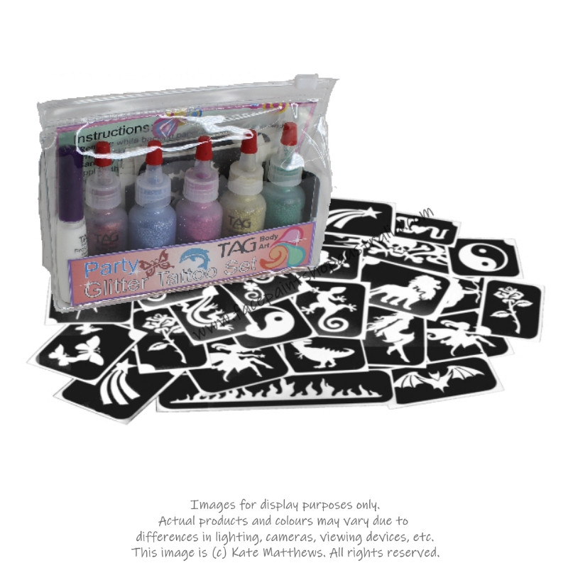 Glitter Tattoo Kit for Girls Face Paint Shop Australia