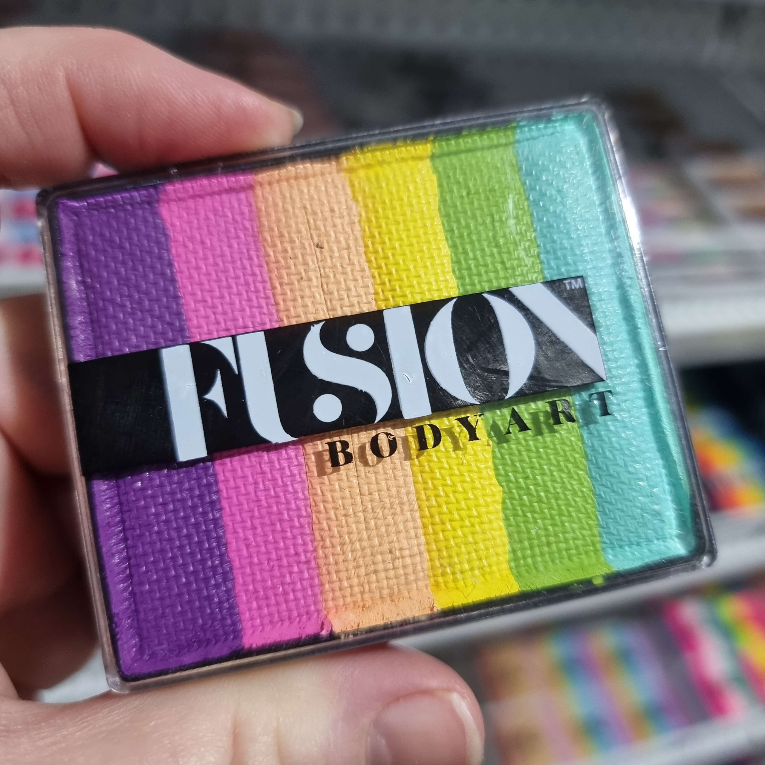 Fusion UNICORN SPARKS 50g Split Cake Face Paint Face Paint Shop Australia