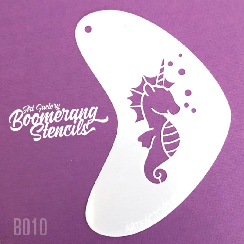 MERMAID SCALES by Boomerang Face Paint Stencil B013 - Face Paint Shop ...