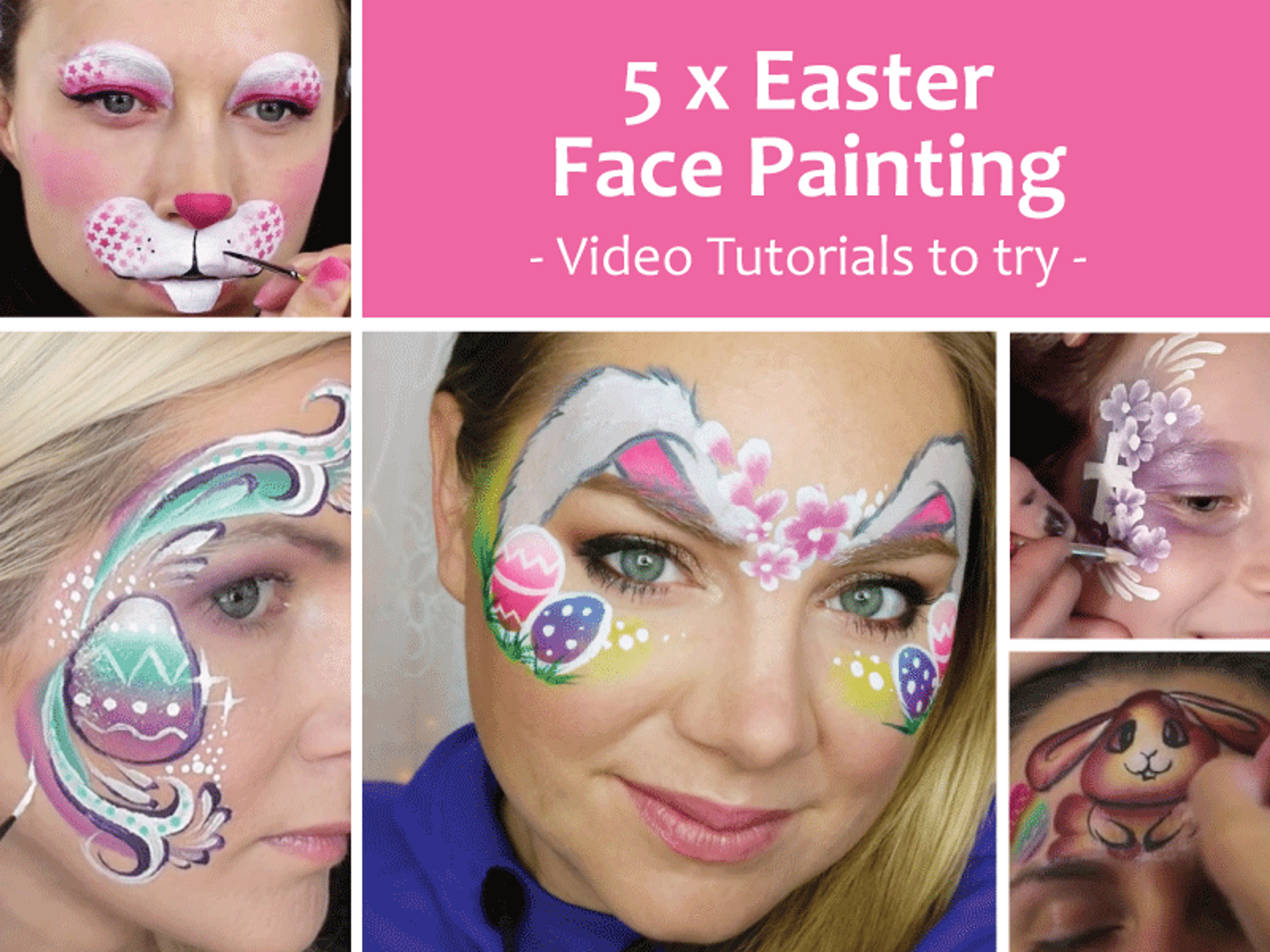 5 Easter Face Paint Designs to Try Face Paint Shop Australia