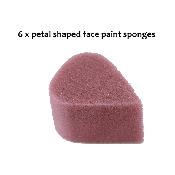 Jest Paint Splash High Density Face Painting Sponges - Half Moon (2/pack)