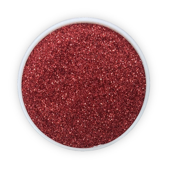 bio glitter cosmetic red