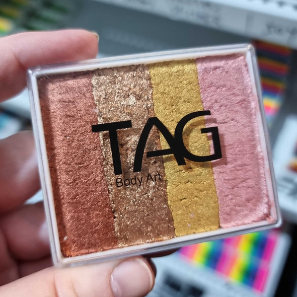 NUTMEG face paint split cake 50g custom by TAG Body Art