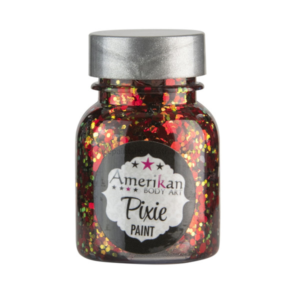 DROP DEAD RED Pixie Paint Glitter Gel by Amerikan Body Art