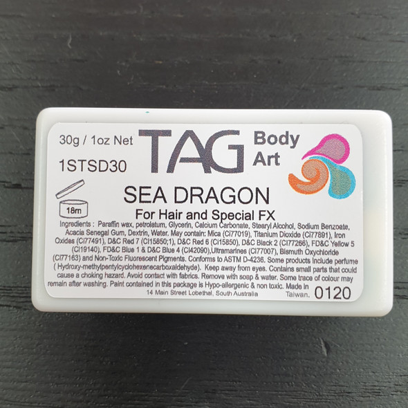 SEA DRAGON one-stroke face paint by TAG Body Art 30g