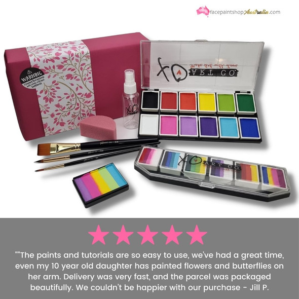 XO Everyone Loves Face Paint Kit with gift wrapped box