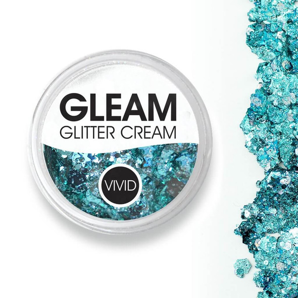 ANGELIC ICE 7.5g Jar GLEAM Chunky Glitter by Vivid Glitter
