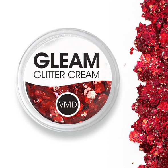 CARDINAL 10g Jar GLEAM Chunky Glitter by Vivid Glitter