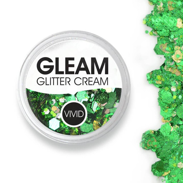 EVERGREEN 7.5g Jar GLEAM Chunky Glitter  by Vivid Glitter