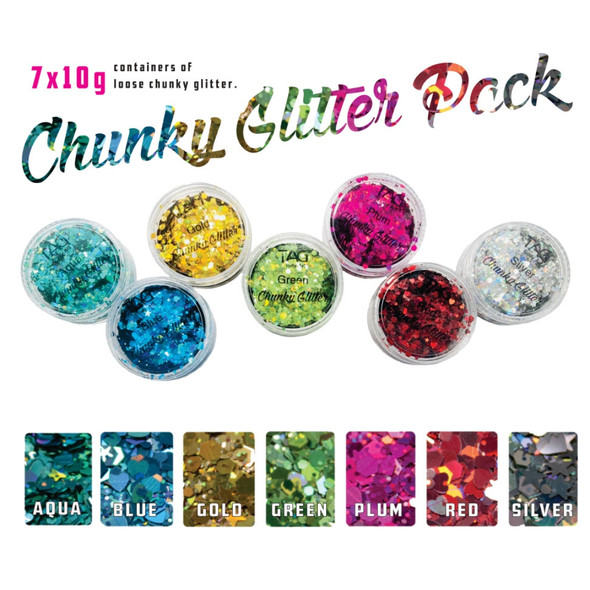 TAG Chunky Glitter Pack Stack