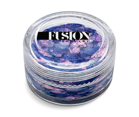 Fusion PURPLE BUTTERFLIES Body Art Glitter Cream 10mL