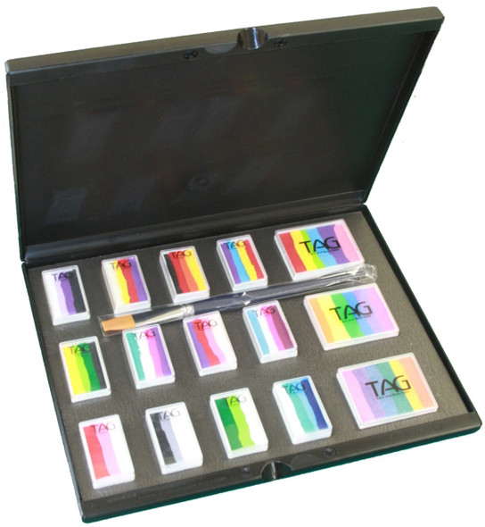 SPLIT CAKE + ONE STROKE Palette Set plus case - Tag Body Art Australia